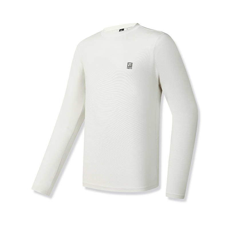 FILA T Shirts Men's Light Mist Gray GY Crew Neck