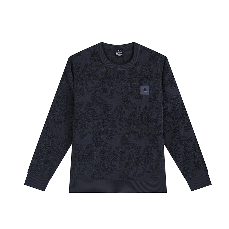 361° Knitwear Men's Logan Gray Crew Neck Moderate Other