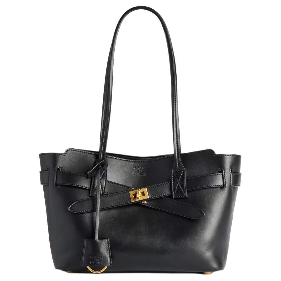 Balenciaga Bel Air Calfskin Shoulder Bag Small Women's Black