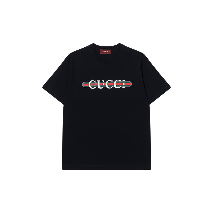 GUCCI FW24 Regular Sleeve T Shirt Women's Black