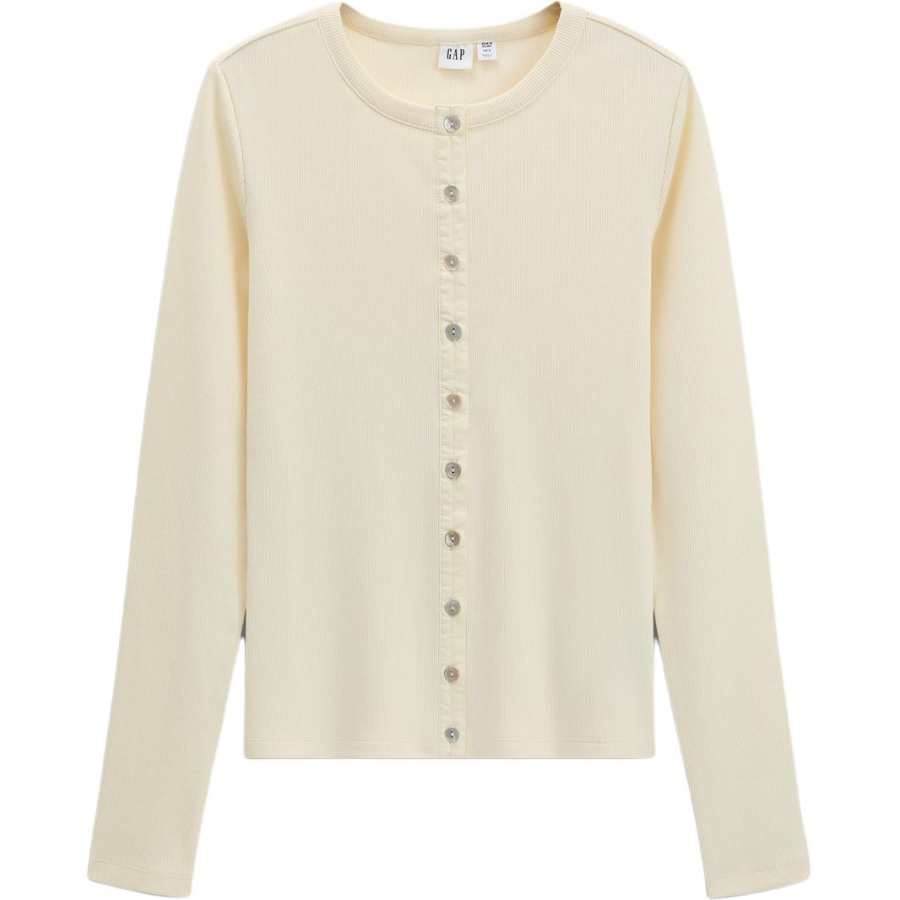 GAP Knitwear Women's Crew Neck Moderate Cardigan
