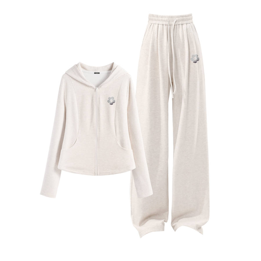 MINISO Sweatshirt Sets Women's Hooded Moderate