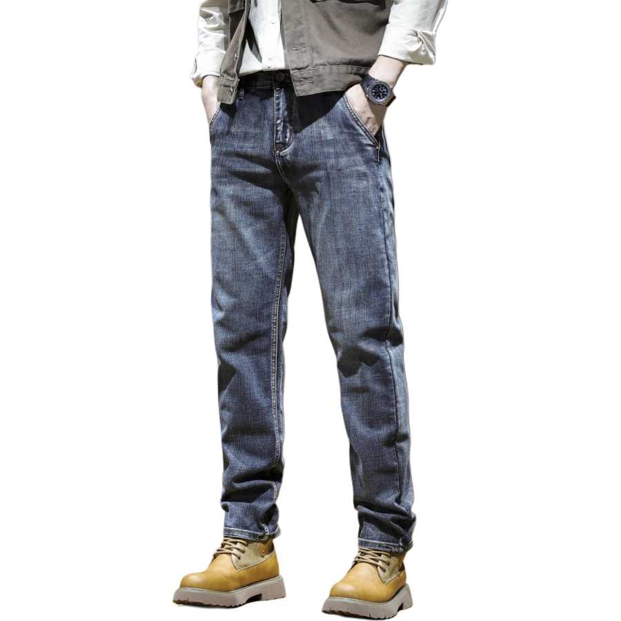 Tonlion Jeans Unisex Moderate Straight Fit Pants