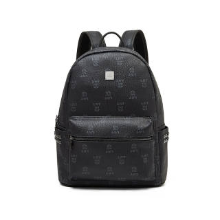 LAORENTOU Synthetic Leather Backpack Unisex Black