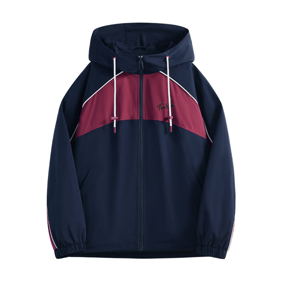Tonlion Jackets Women's Hooded Moderate Workwear