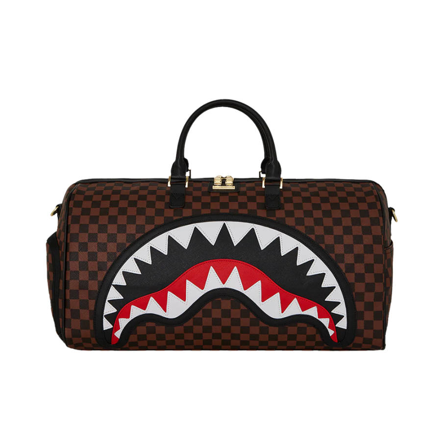 SPRAYGROUND PVC Travel Bag Unisex Brown