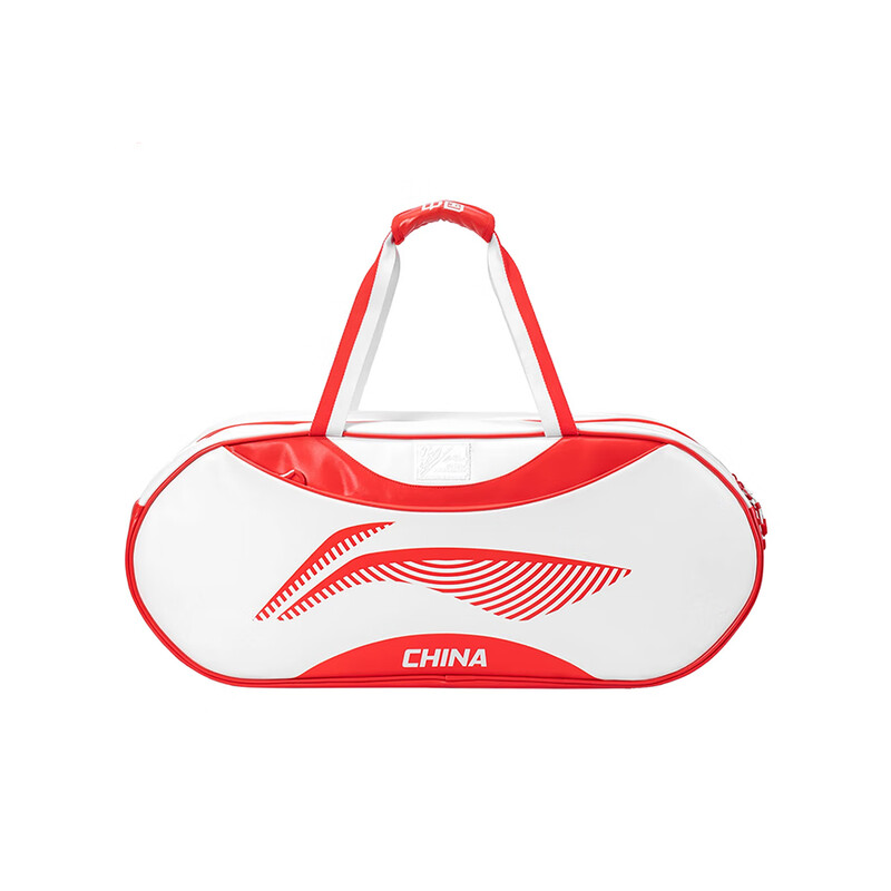 Li-Ning Li Ning Pu Handbag Unisex White & Red