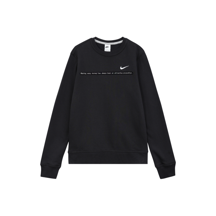 Nike Nike Sweatshirts Unisex Black Crew Neck Moderate