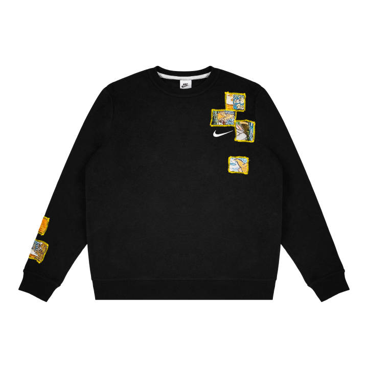 Nike Nike Sweatshirts Unisex Black Crew Neck Moderate Regular