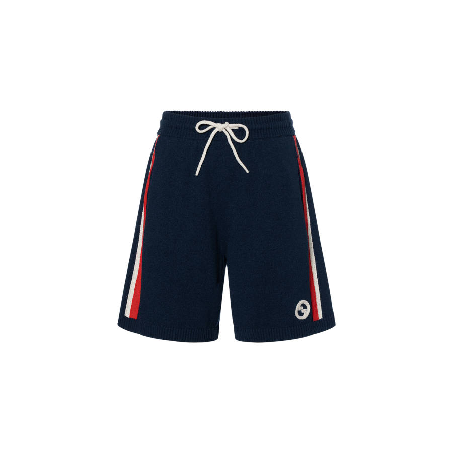 GUCCI GUCCI Logo-patch Track Shorts