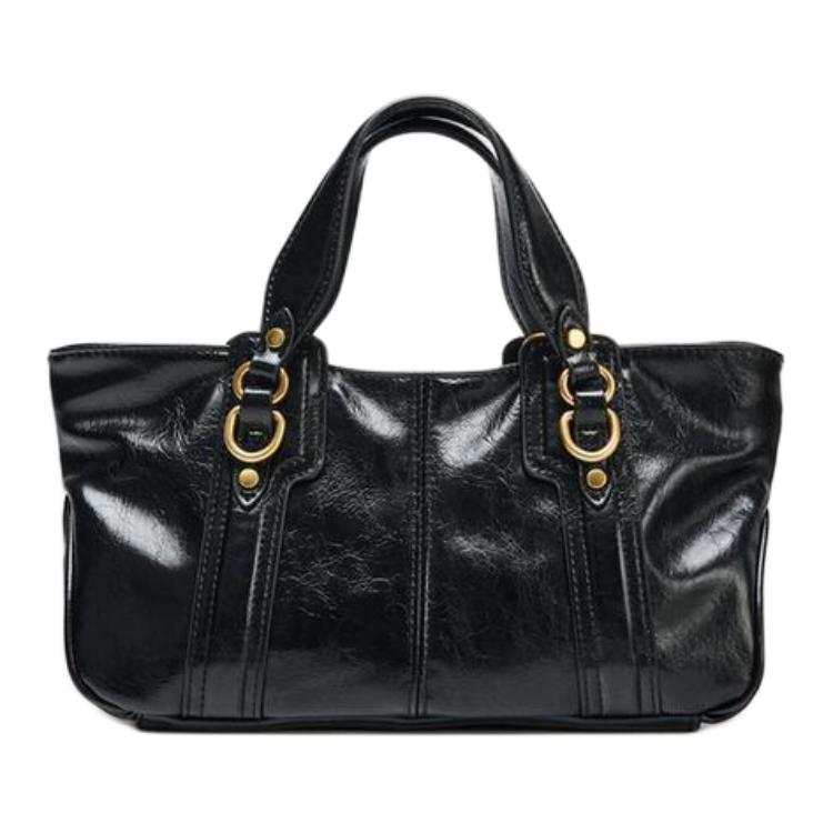 ZARA Polyurethane Handbag Women's Black