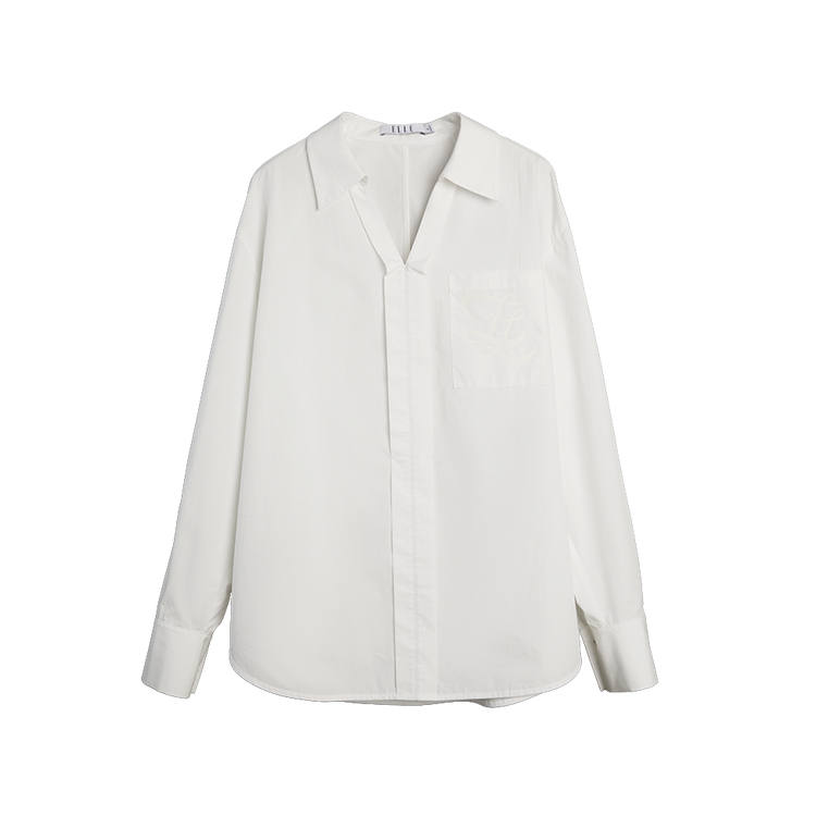 ELLE Shirts Women's V Neck Moderate Shirt