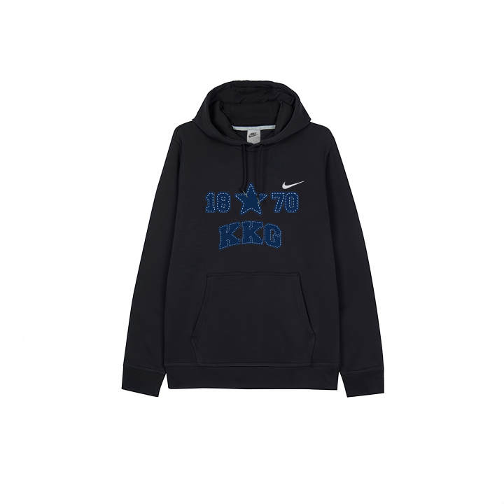 Nike Nike Sweatshirts Men's Black Hooded Thickened Regular
