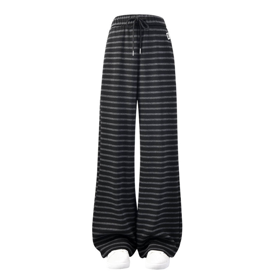 Tonlion Casual Pants Women's Moderate Wide Leg Pants