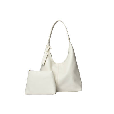 Semir Pu Shoulder Bag Women's Ecru/Yellow/Black/Coffee