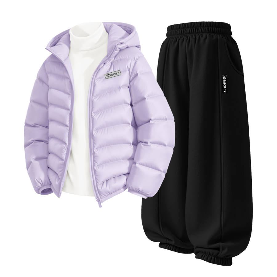 Disney Kids Casual Sportswear Crew Neck Thickened