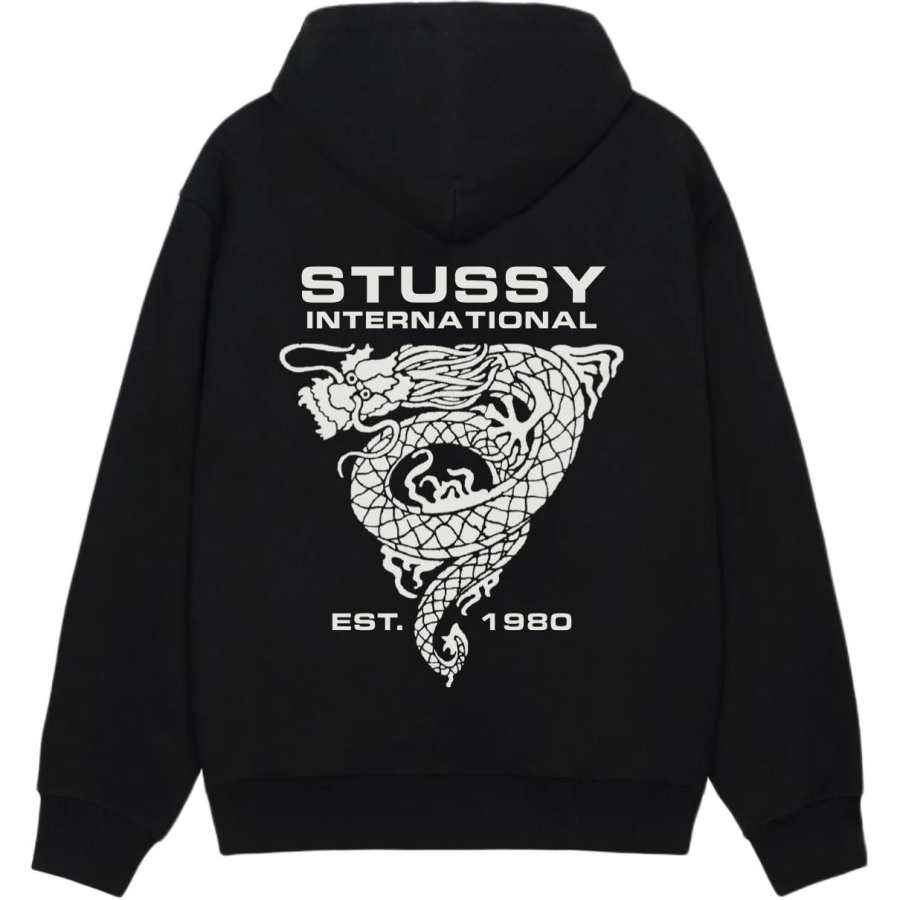 Stussy FW25 DRAGON HOODIE Sweatshirt Unisex
