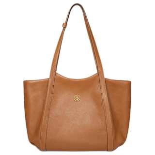 BAGTREE Calfskin Shoulder Bag Unisex Black/Roasted Brown/Caramel