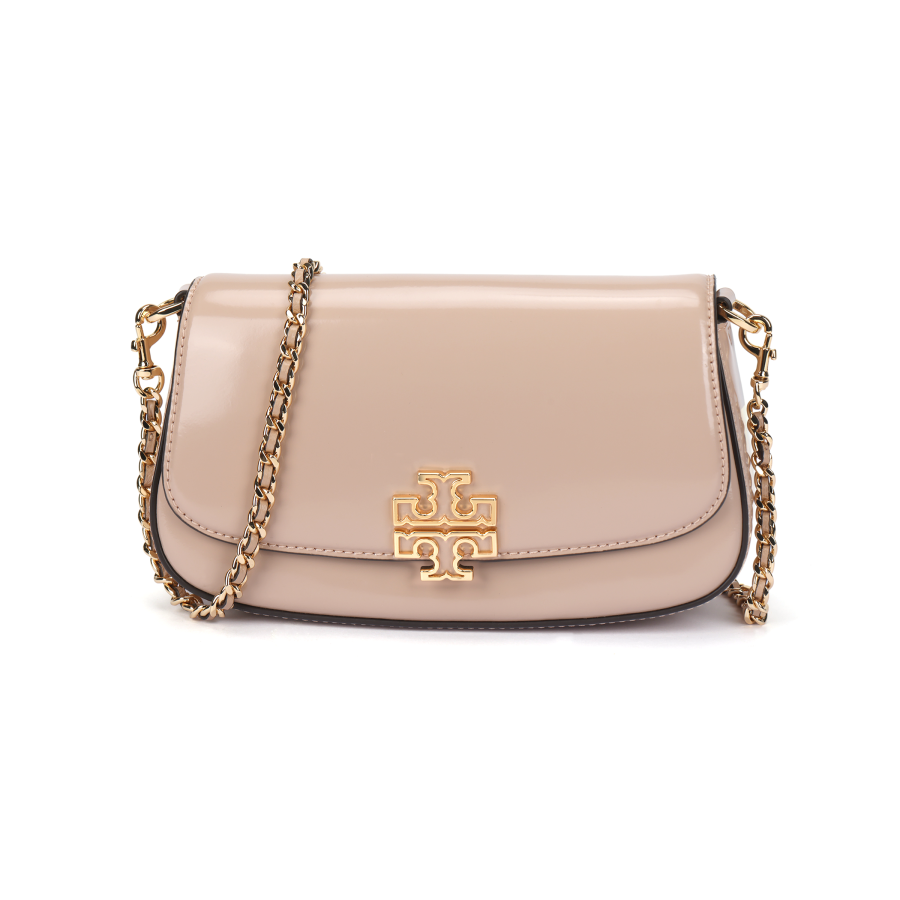 TORY BURCH Britten Leather Shoulder Bag, Crossbody Bag Women's Pink