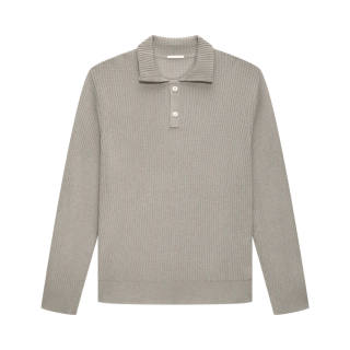Nice Rice Sweaters Unisex Polo Collar Moderate
