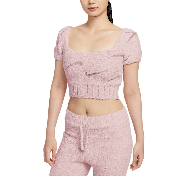 Nike Nike Sportswear Phoenix Cozy Bouclé Women's Short Sleeve Cropped Knit Top