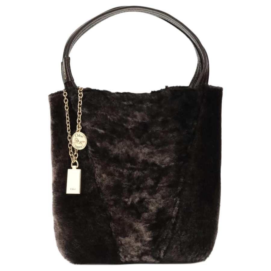 Chloé Chloe Shearling Handbag Regular Women's Black
