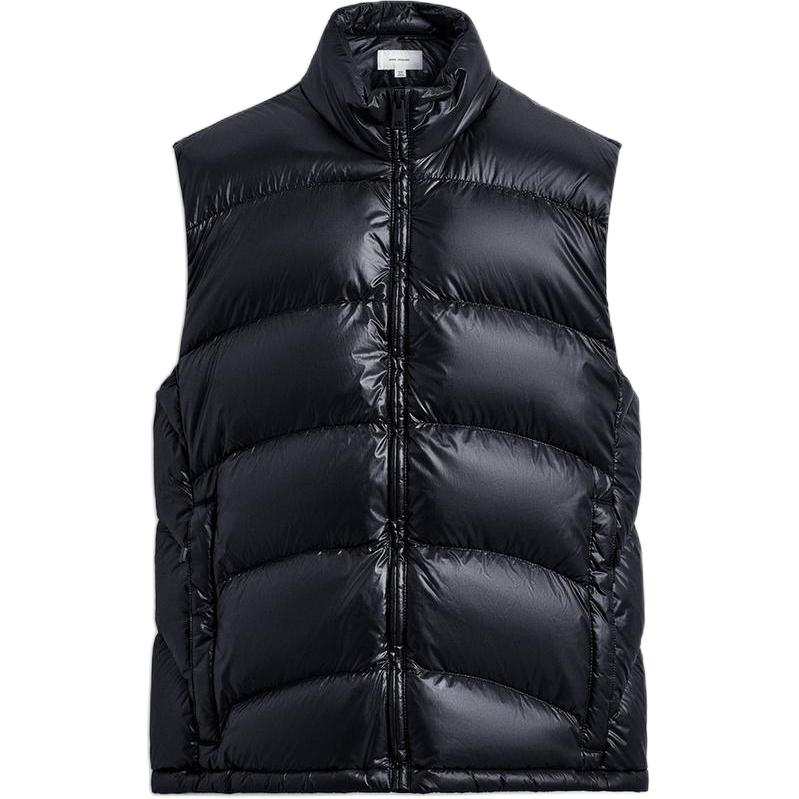 ZARA ORIGINS Down Vests Men's Deep Sea Blue Stand Collar Moderate Other