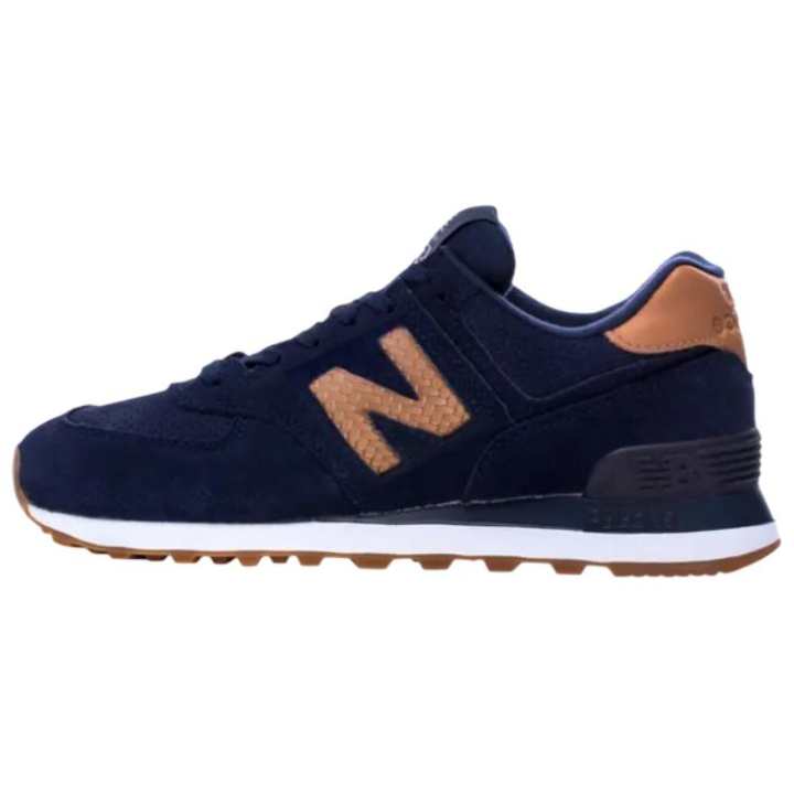 New Balance 574 Wmns New Balance Wide 'Woven Logo - Pigment'