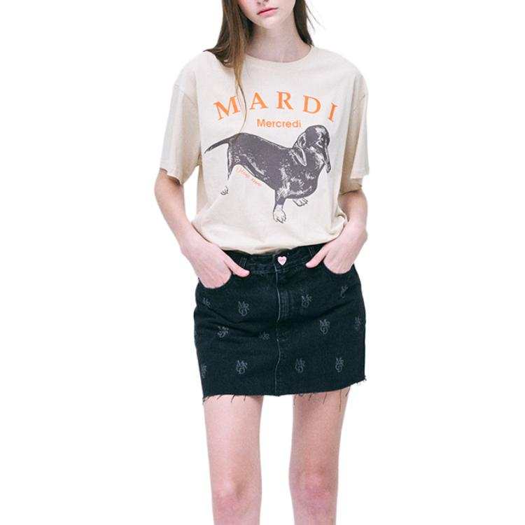 MARDI MERCREDI Dachshund Puppy T Shirt Women's