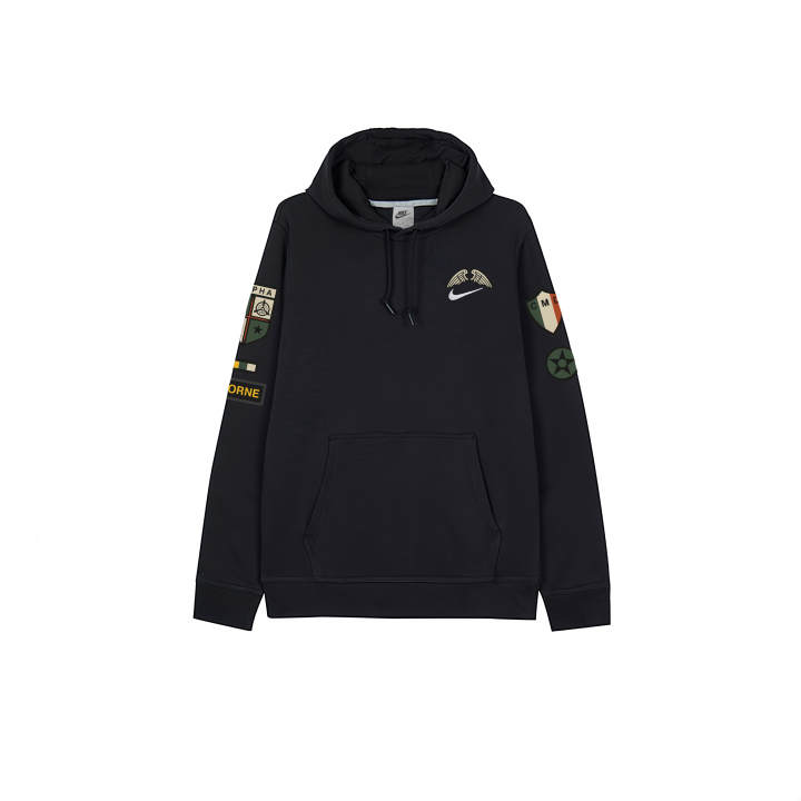 Nike Nike Sweatshirts Men's Black Hooded Thickened Regular