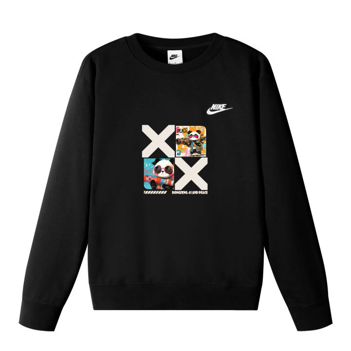Nike Nike Sweatshirts Unisex Black Crew Neck Moderate Regular