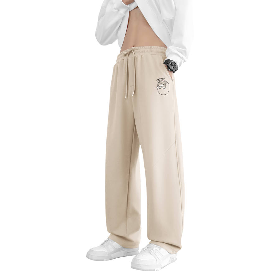 Tonlion Casual Pants Unisex Moderate Scimitar Pants