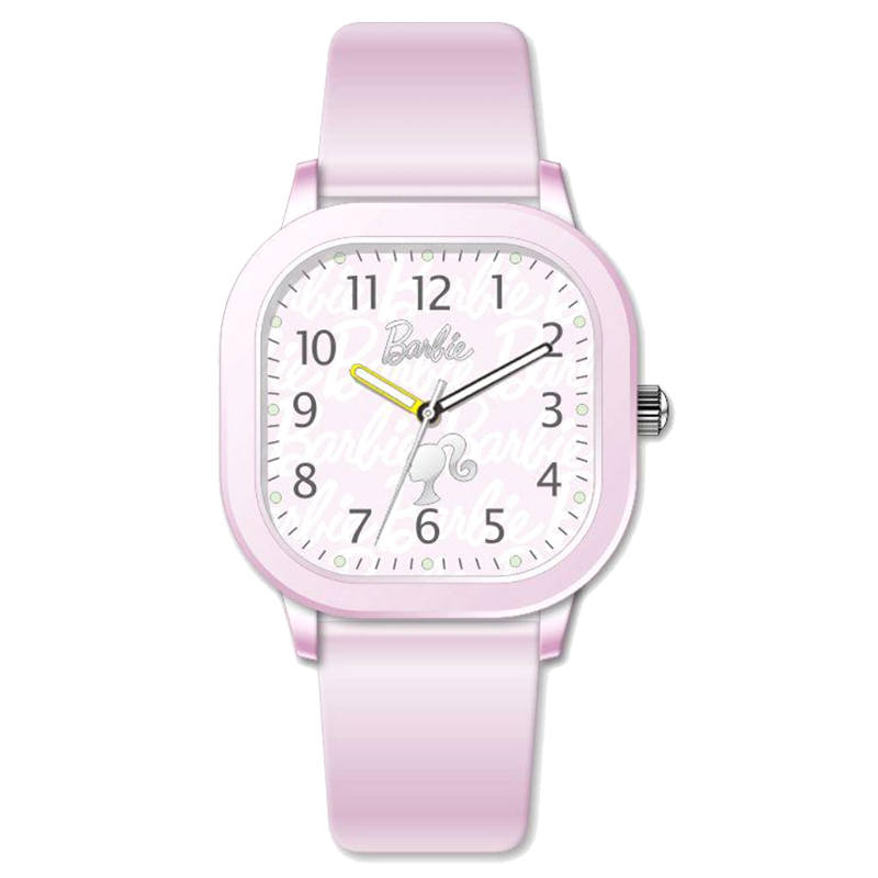 Barbie Quartz Movement Silicone Strap Watch Women's Watch Multicolor Watch Dial