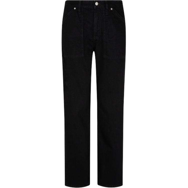 Calvin Klein Jeans Men's 1BY Black Moderate Straight Fit Pants