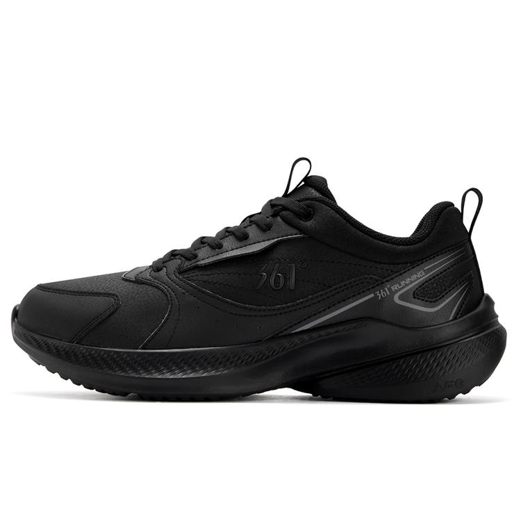 361° Blade Leaf 3 Slip Resistant, Abrasion Resistant, Thermal Low top Running Shoes Men's Obsidian Black Gray