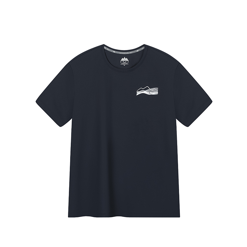 361° T Shirts Men's Dark Indigo Crew Neck Thin Straight Fit
