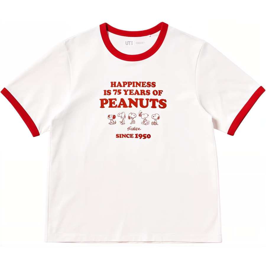 UNIQLO x PEANUTS T Shirt Women's White