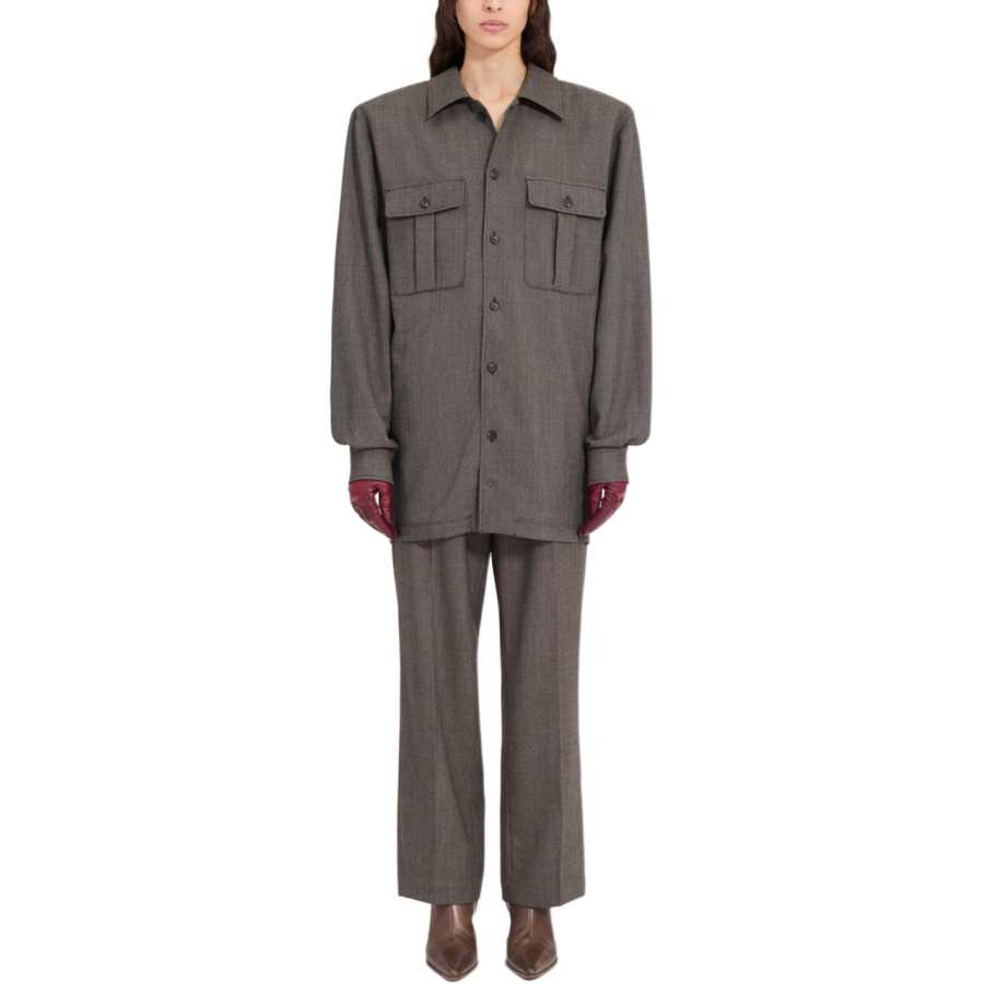 MM6 Maison Margiela FW25 Long Sleeved Dress Women's