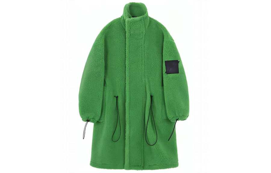 WE11DONE WE11DONE Coats Unisex Green Stand Collar Moderate