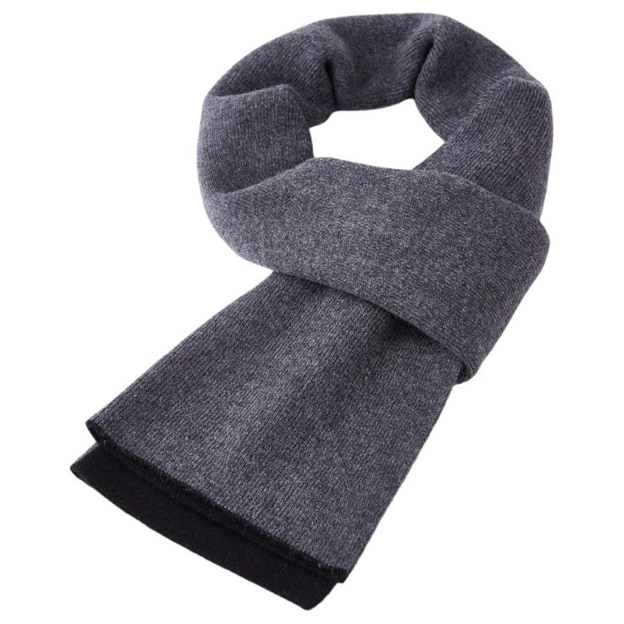 Hodo Lambswool Knit Scarves Men's