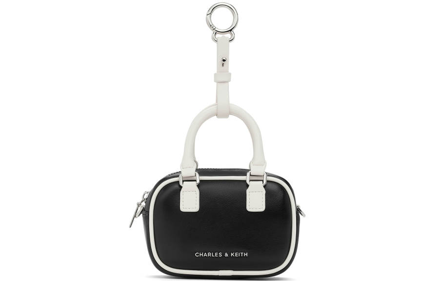 CHARLES&KEITH CHARLES&KEITH Pu Earphone Case Mini Women's Multi Composite Color/Silver
