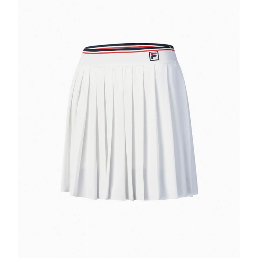 FILA Tennis Casual Short Skirts Women's Jade White