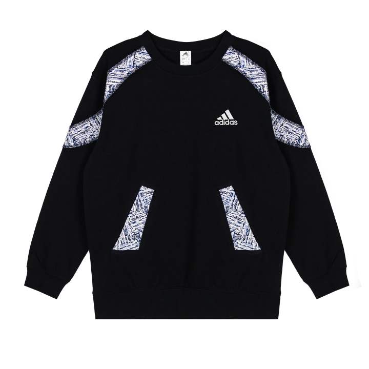 Adidas Adidas Sweatshirts Unisex Black Crew Neck Moderate Regular