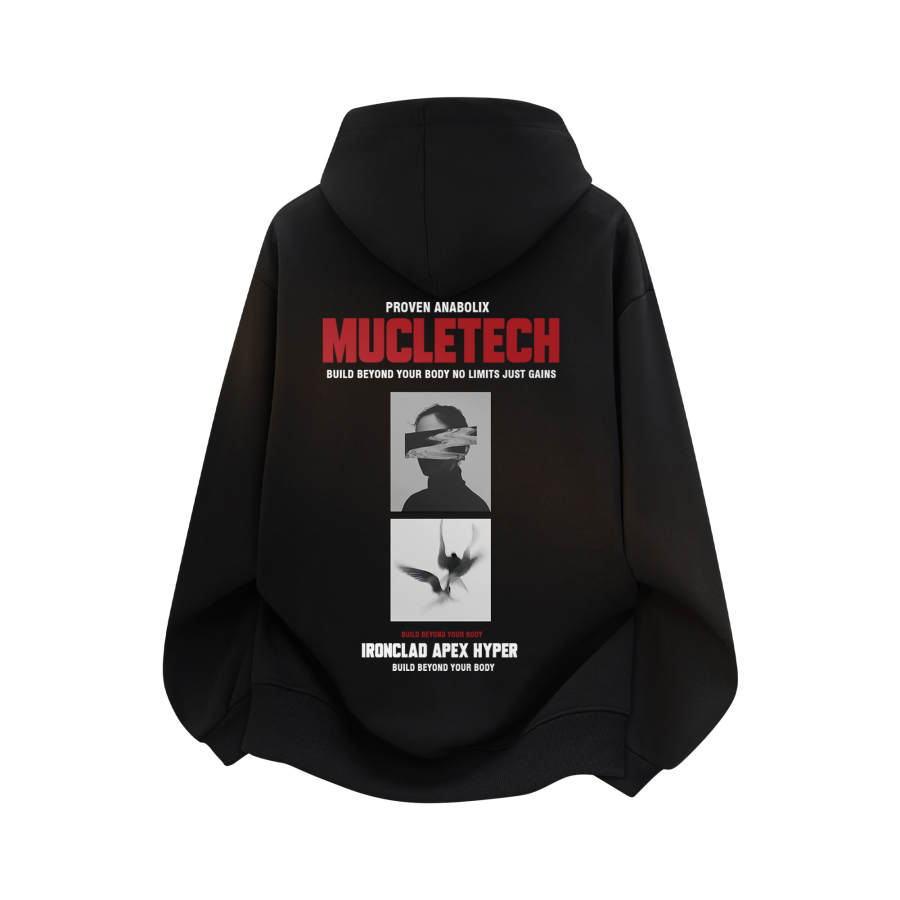 MUSCLETECH MUSCLETECH Sweatshirts Unisex Hooded Moderate Regular