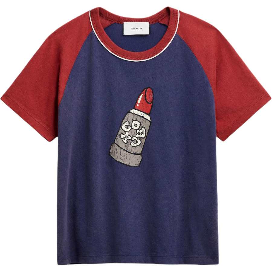 COACH FW25 Raglan Sleeve T Shirt Women's