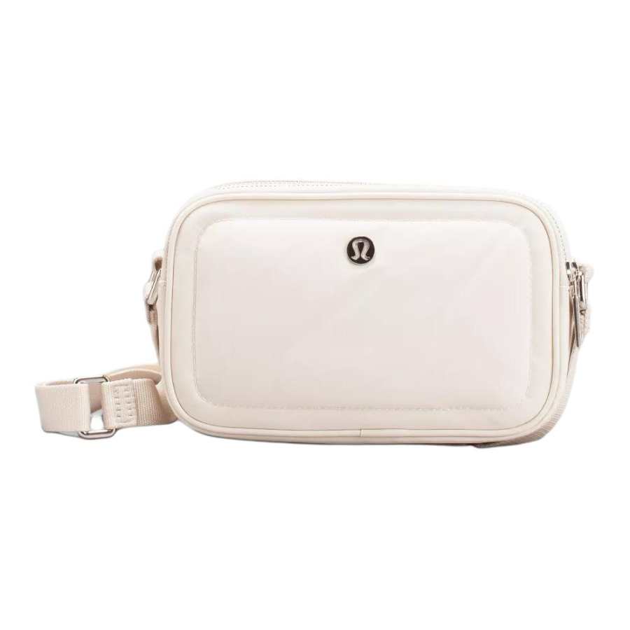 Lululemon Recycled Nylon Camera Bag Crossbody Bag Regular Unisex White