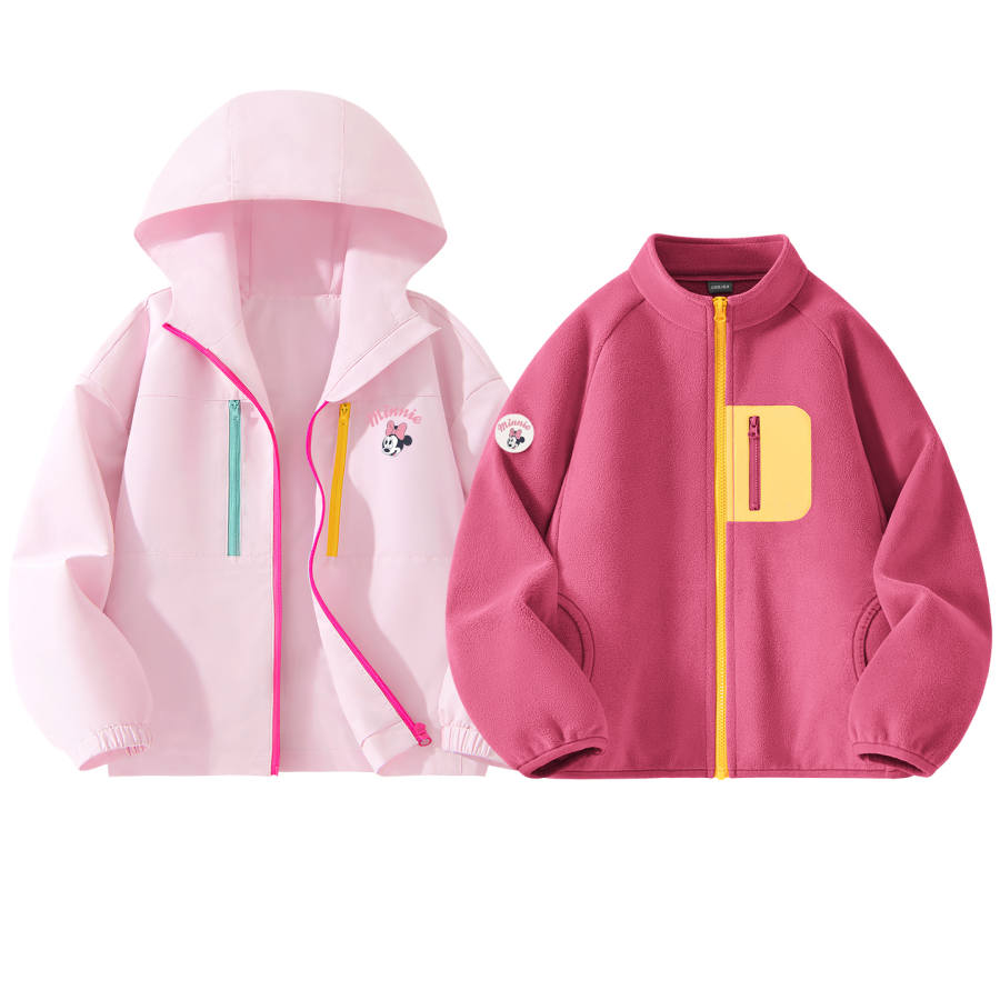 Disney Kids Casual Sportswear Hooded Thickened