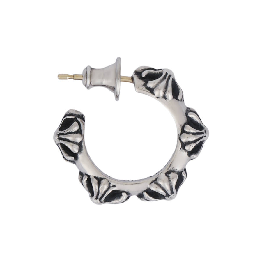 Chrome Hearts Chrome Hearts 925 Sterling Silver Stud Earrings Unisex Silver