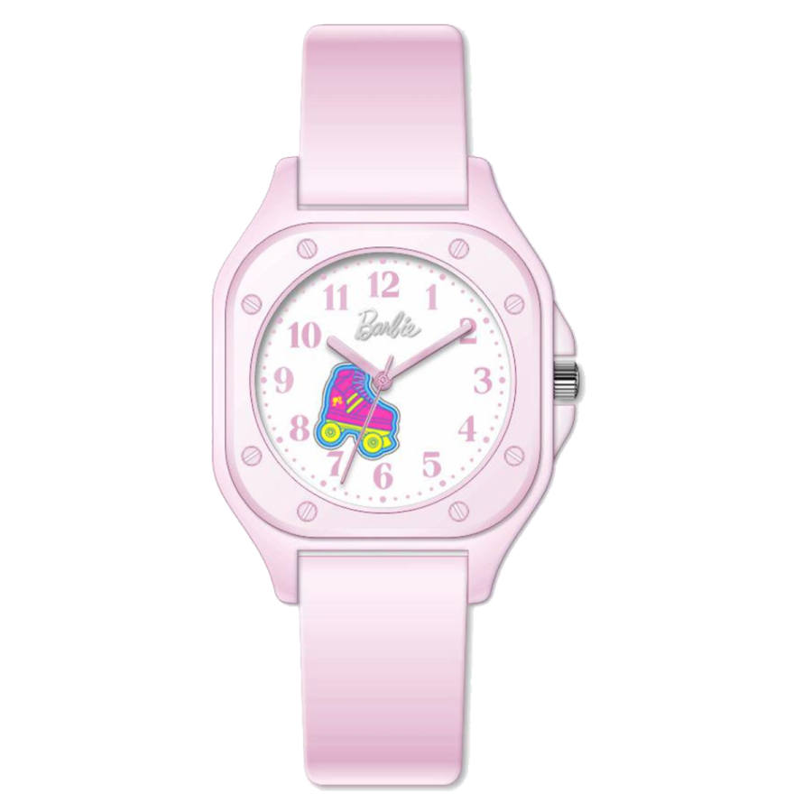 Barbie Fringe Collection Cute Series Quartz Movement Silicone Strap Watch Women's Watch White Dial