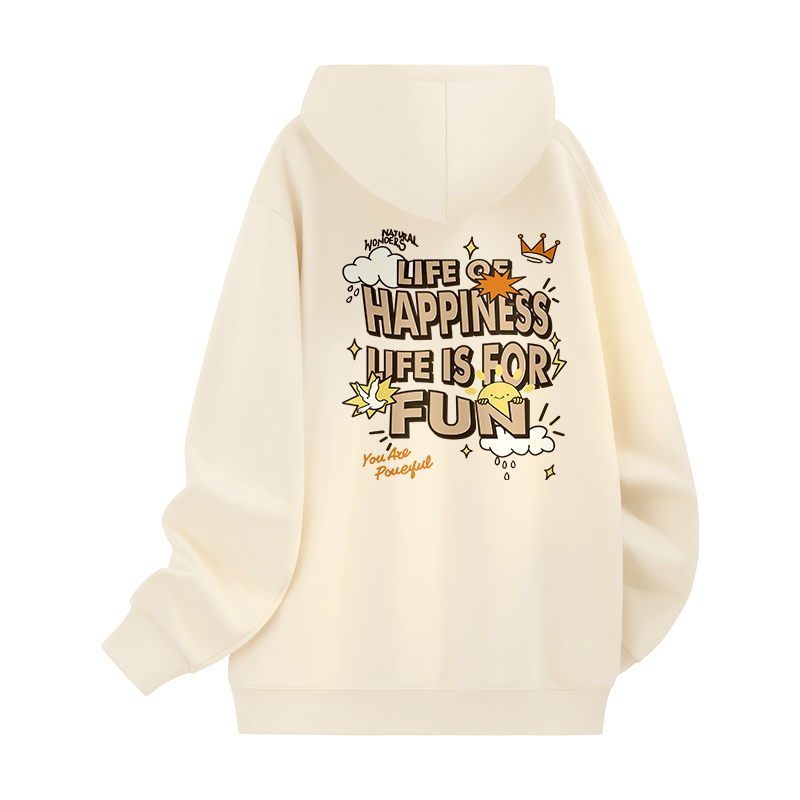 MINISO Sweatshirts Unisex Hooded Moderate Heavyweight